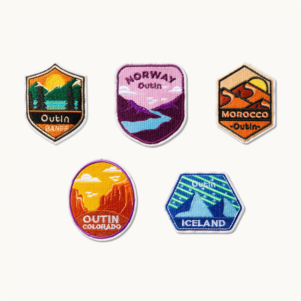 Outin Embroidery Patches Collection